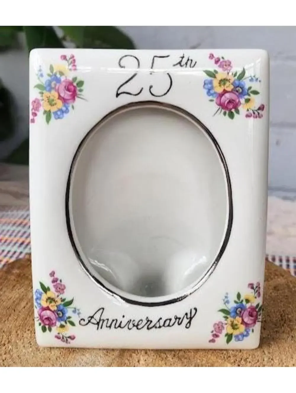 Vintage Norcrest 25th Anniversary Picture Frame